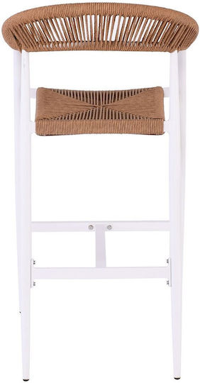 Табуретка Бар За външна употреба White 1бр 56x58x105см