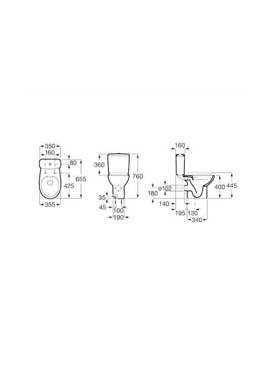 Roca Victoria Urinal with Flush Roca Victoria Urinal with Flush