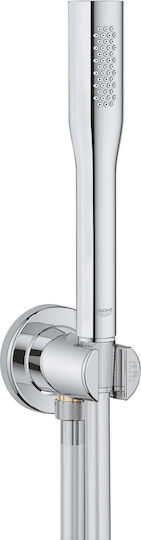 Grohe Σετ Μίκτης, Τηλέφωνο & Κεφαλή Ντουζ Εντοιχισμού για Νιπτήρα Ασημί