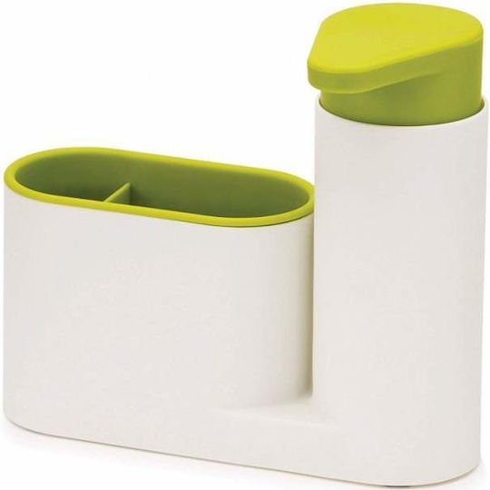 Dispenser Bucătărie Plastic cu Suport pentru Burete Alb 175ml