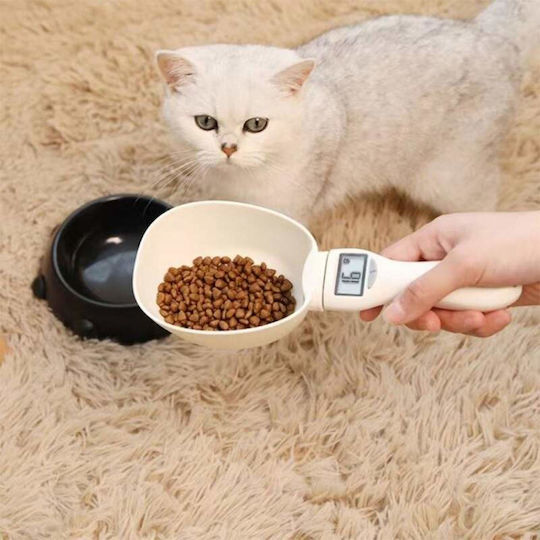 Cantare De Bucatarie Digitală Sub Formă De Linguriță Până La 0.8kg Albă