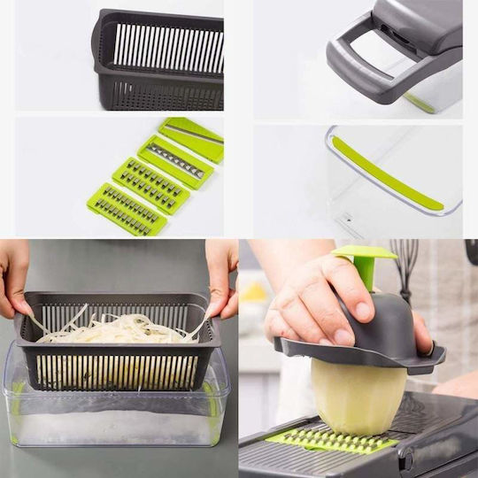 Răzătoare Pentru Fructe Și Legume Cu Container 26x12x12.5cm