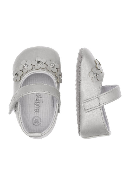 Chicco Βρεφικές Μπαλαρίνες Αγκαλιάς Ασημί Baby Ballerina Nassy