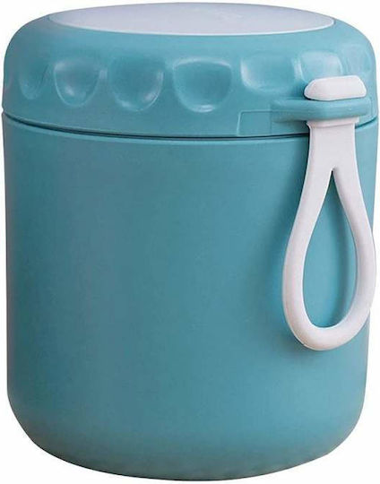 Bol Termic Siks cu Lingură pentru Supă Inclusă, din Oțel Inoxidabil 430 ml Mini Termos Prânz Albastru Bol Termic Siks cu Lingură pentru Supă Inclusă, din Oțel Inoxidabil 430 ml Mini Termos Prânz Albastru