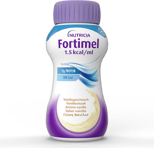 Nutricia Fortimel 1.5kcal Ειδικό Συμπλήρωμα Διατροφής 4 x 200ml Βανίλια