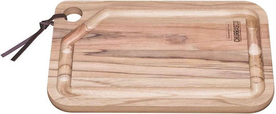Teak Wood Cutting Board 33x20x1.8 Cm Churrasco Tramontina 13331352 Teak Wood Cutting Board 33x20x1.8 Cm Churrasco Tramontina 13331352