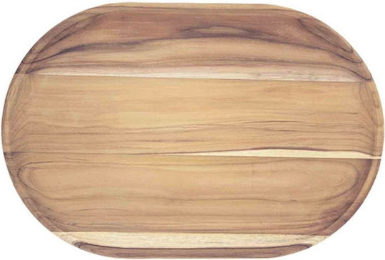 Teakholz Ovales Schneidebrett 47,5x31,5x1,8 cm Churrasco Tramontina 13527351 Hergestellt in Brasilien Teakholz Ovales Schneidebrett 47,5x31,5x1,8 cm Churrasco Tramontina 13527351 Hergestellt in Brasilien