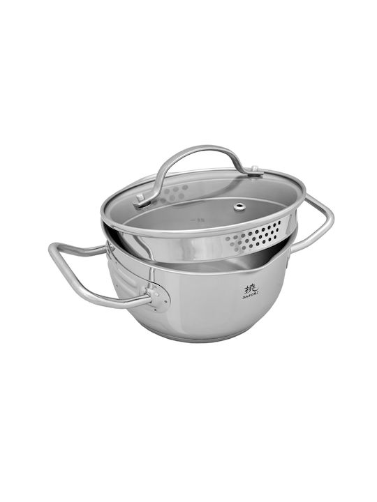 Shiori Steel Series Pro 316 Deep Stainless Steel Pot 16cm