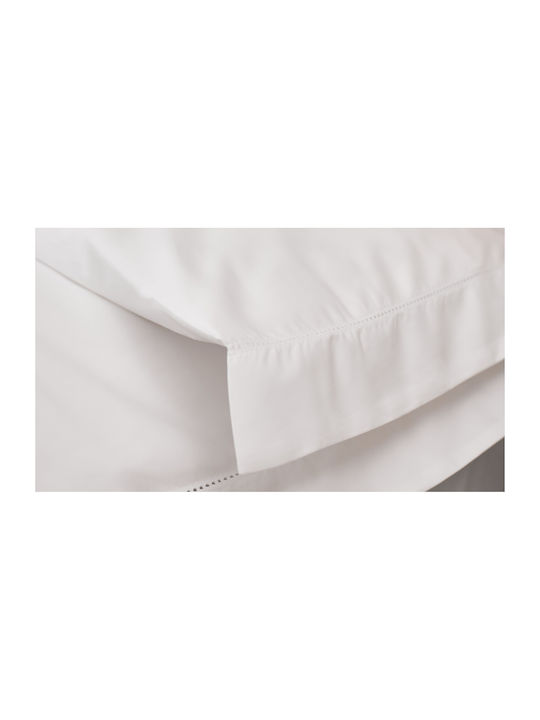 Valeria Home Set Husă de Pilotă Super Dublă cu 2 Fețe de Pernă 240x220 Alb