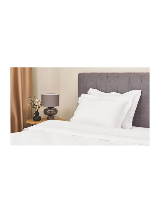 Valeria Home Set Husă de Pilotă Super Dublă cu 2 Fețe de Pernă 240x220 Alb