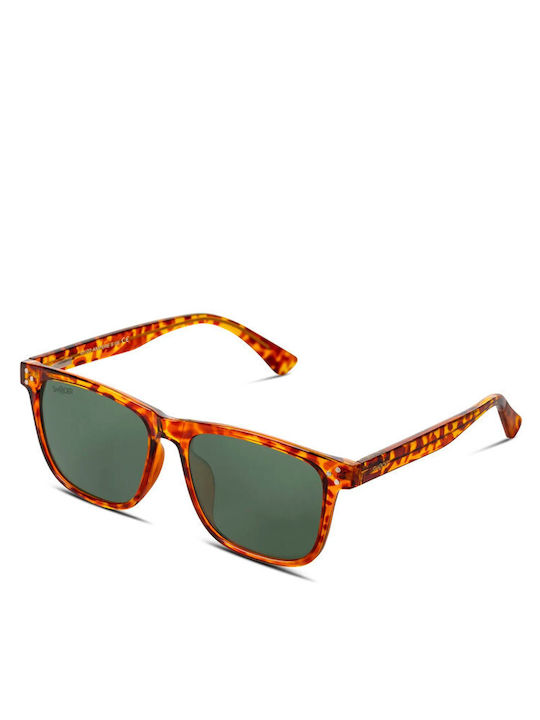 Smooder Unisex Sonnenbrille mit Braun Schildkröte Kunststoff Gestell AMS08