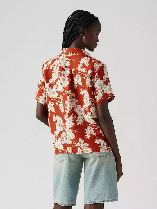 Women's Linen Short Sleeve Shirt