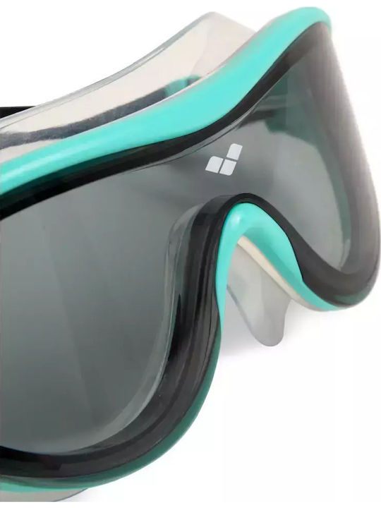 Arena One Mask Swimming Goggles Kids with Anti-fog Lenses Gray