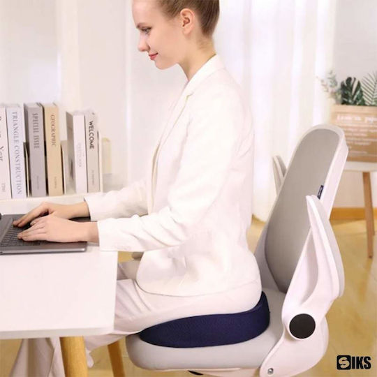 Orthopädisches Kissen Sitz mit Memory Foam 34x44cm in Blau Farbe
