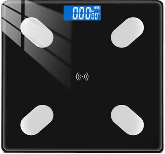 Smart Cântar de Baie 180kg cu Bluetooth Negru