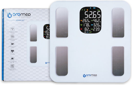 Oromed Smart Badezimmerwaage mit Bluetooth in Gold Farbe