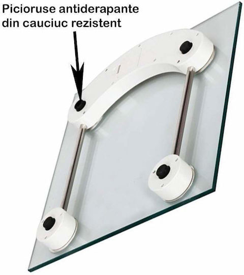Digitale Badezimmerwaage 180kg Transparente