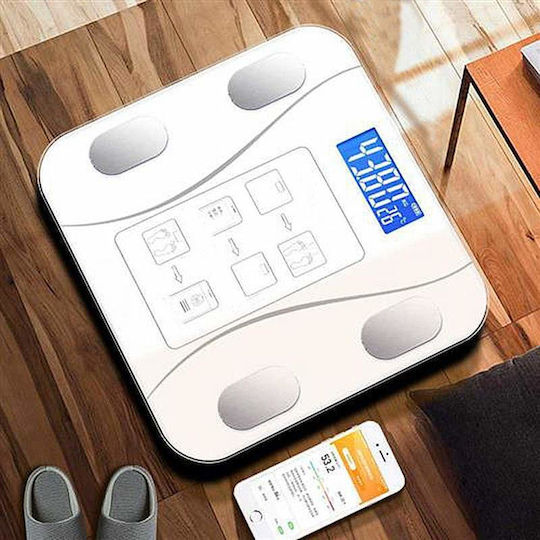 Smart Ζυγαριά 180kg με Bluetooth Γκρι