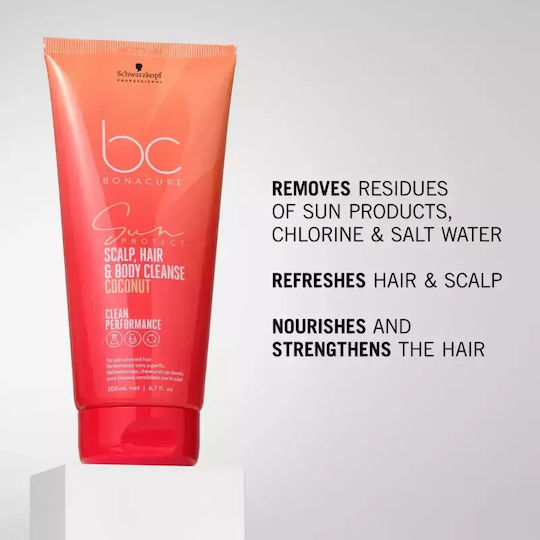 Schwarzkopf Bonacure Sun Protect Комплект за Терапия на Коса с Шампоан и Терапия 4бр