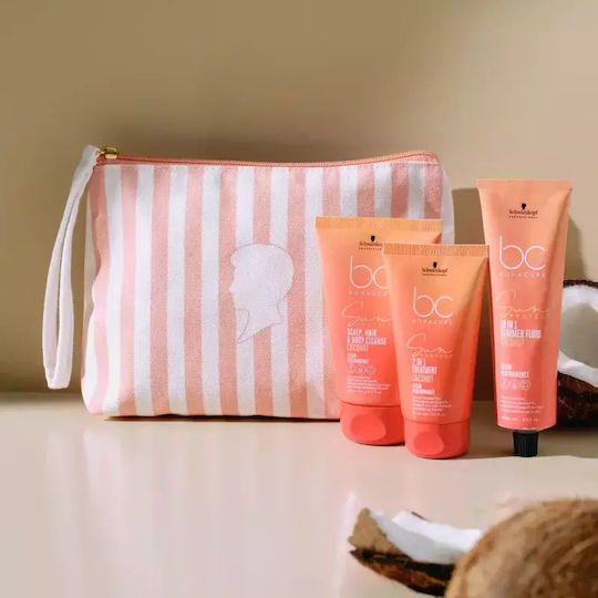 Schwarzkopf Bonacure Sun Protect Комплект за Терапия на Коса с Шампоан и Терапия 4бр