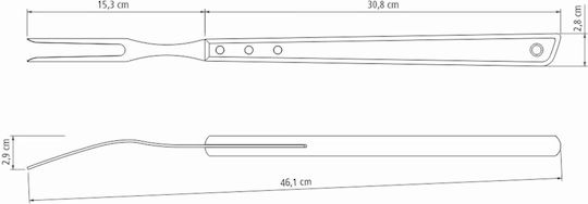 Tramontina Fork Meat Wooden