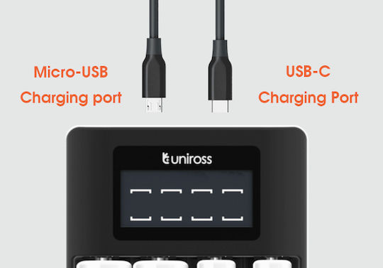 Uniross Ucu005 Ultra Fast Charger 1hour Aa Aaa