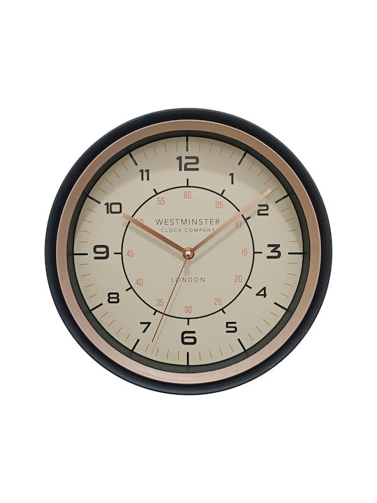 Ankor Wall Clock Plastic Rose Gold Various Colors)