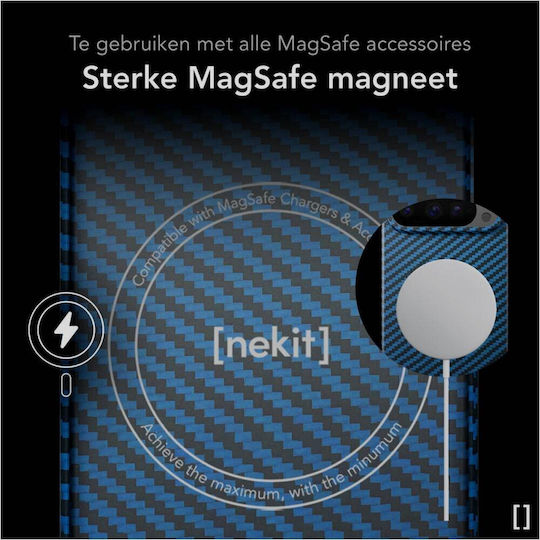 Nekit Задна корица Aramid Fiber 1мм Син (Google Pixel 9 / 9 Pro)