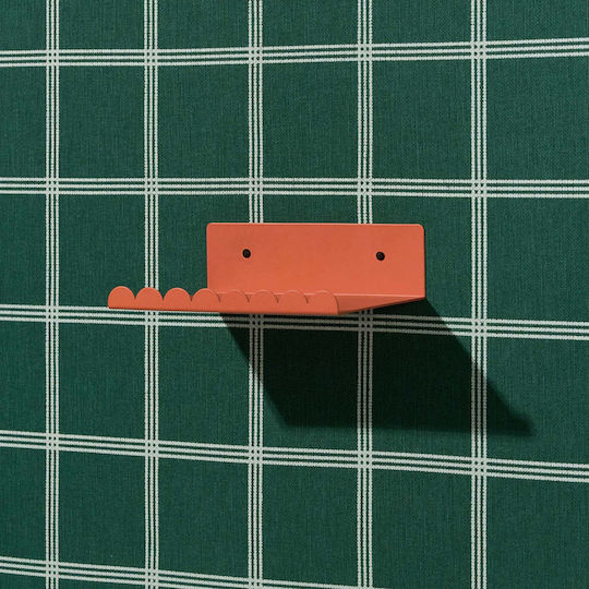 Wandregal Burnt Rot 20x16x6cm