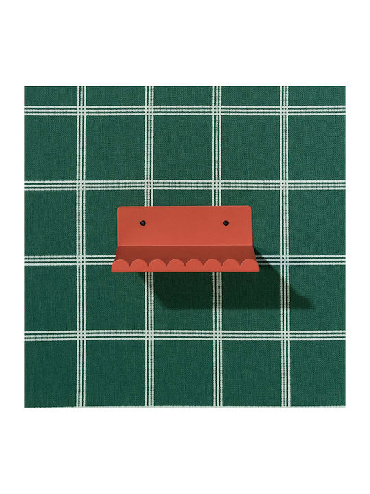 Ράφι Τοίχου Burnt Red 20x16x6εκ.