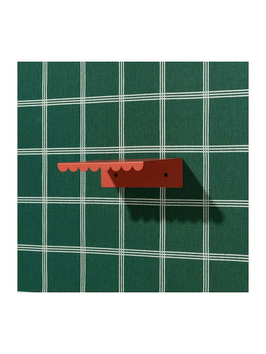 Ράφι Τοίχου Burnt Red 20x16x6εκ.