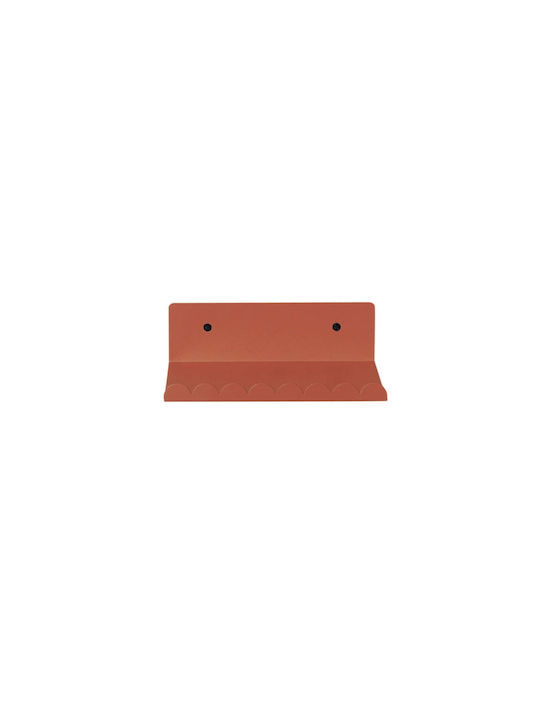 Ράφι Τοίχου Burnt Red 20x16x6εκ.