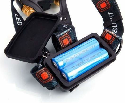 Siks Stirnlampe 5 LEDs 12000 Lumen Ladegerät