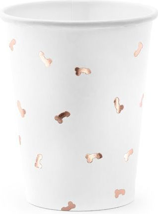 PartyDeco 220ml Partygeschirr Gläser für Party 6 Stück