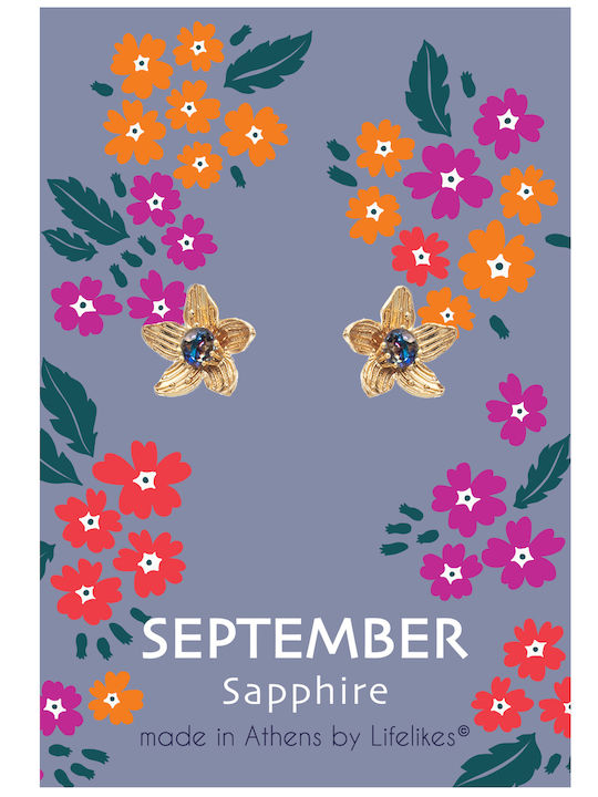 Σκουλαρικια Birthstone September