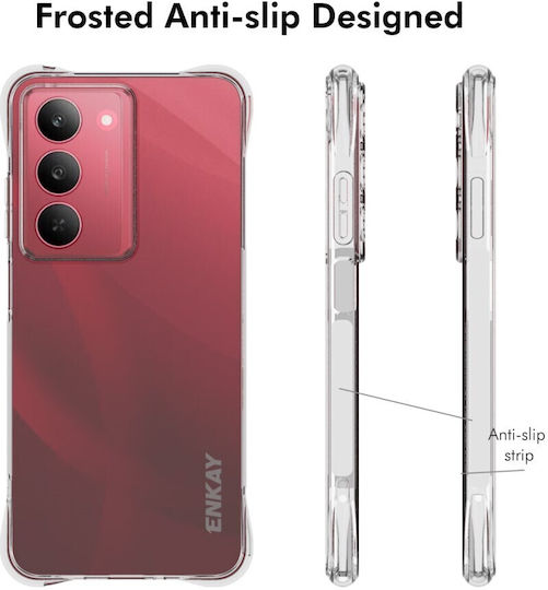 Enkay Hat-prince Back Cover Silicon Transparent (Realme 14x 5G)