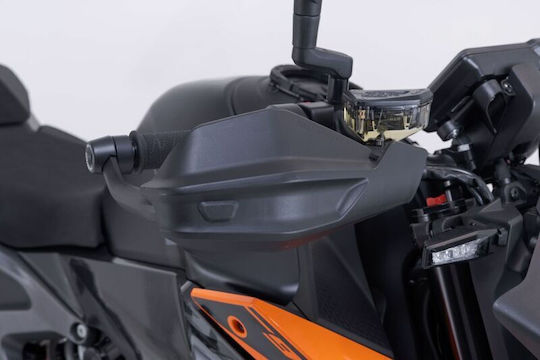 SW-Motech Motorcycle Protective Hand Guards in Black Colour