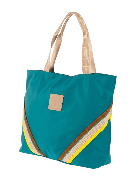 Modissimo Stoff-Strandtasche Grün