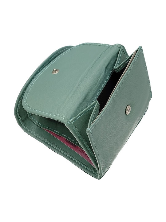 Leather Women's Wallet Classic Turquoise
