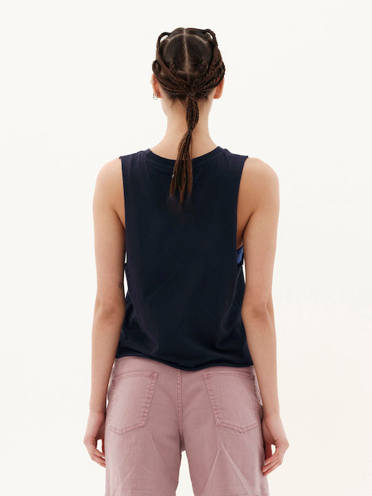 Damen Sport Bluse Ärmellos Schwarz