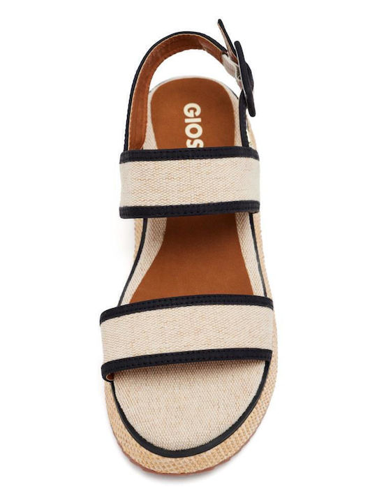 Women's Fabric Platform Shoes Black