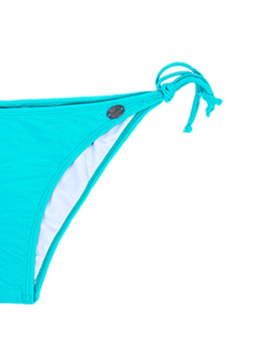 Bikini Slip με Κορδονάκια Γαλάζιο