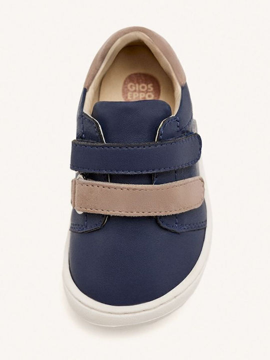 Παιδικά Sneakers με Σκρατς Navy Μπλε