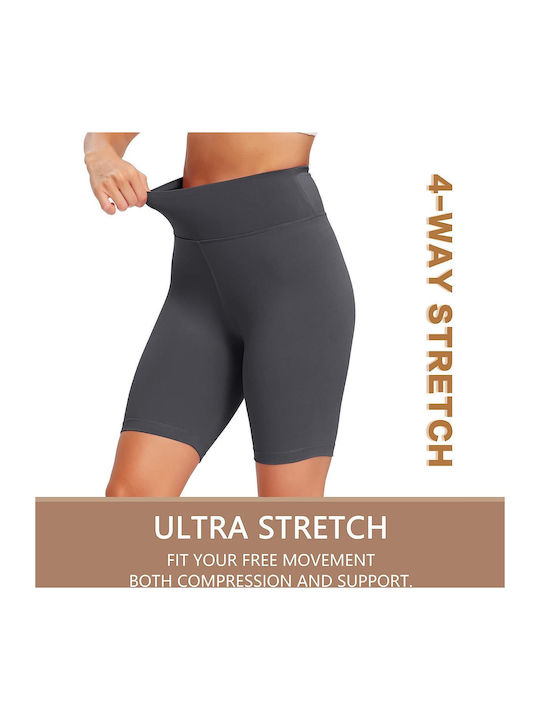 Training Women's Bike Firming High Waist Gray