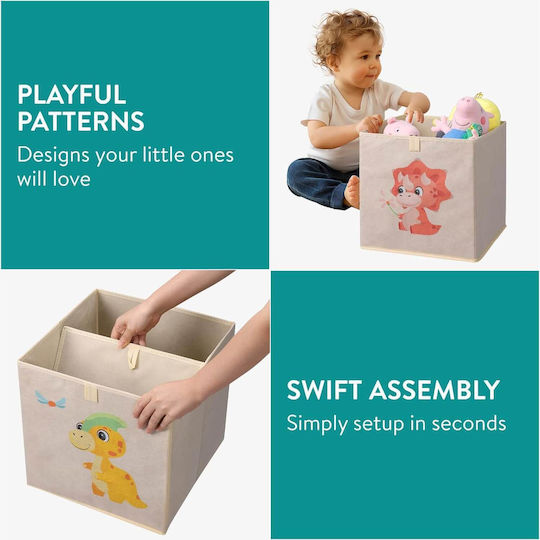 Navaris Children's Storage Box made of Fabric Multicolour 33x33x33cm 4pcs