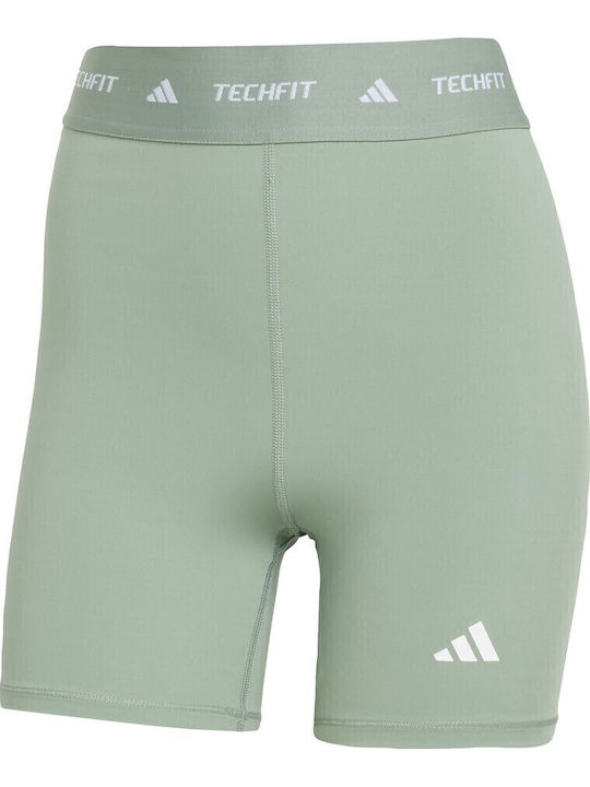 Training Damen Fahrrad Leggings Formendefinition Grün