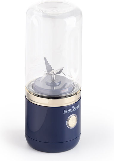 Rosmarino Blender with Plastic Jug 400 ml Blue