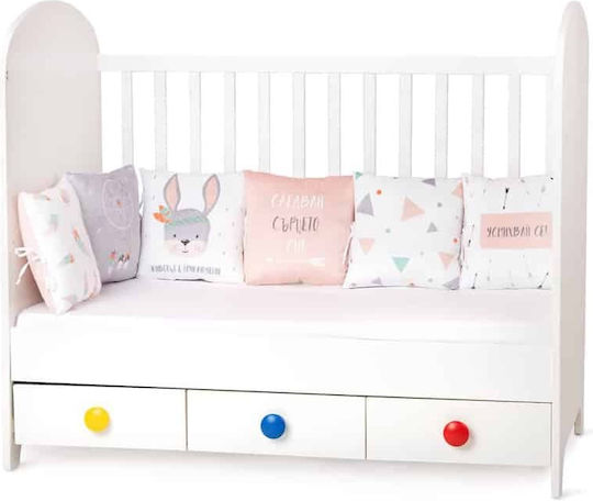 Bettnestchen 6 Kissen 30x30 Amek Toys Boho