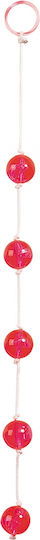 Seven Creations Anal Beads Large Πρωκτικές Μπίλιες Large Red 24cm