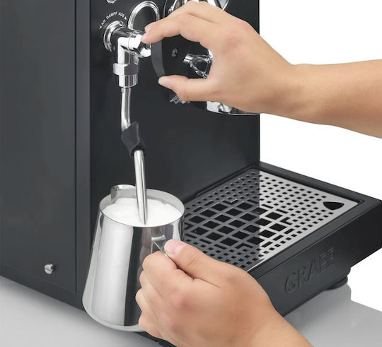 Graef Batessa Automatic Espresso Machine Pressure 6bar with Grinder Black